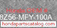 Honda 08Z56-MFY-100A genuine part number image