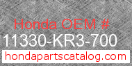 Honda 11330-KR3-700 genuine part number image