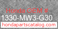 Honda 11330-MW3-G30 genuine part number image