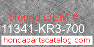 Honda 11341-KR3-700 genuine part number image