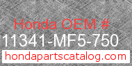 Honda 11341-MF5-750 genuine part number image