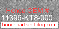 Honda 11396-KT8-000 genuine part number image