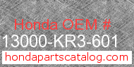 Honda 13000-KR3-601 genuine part number image
