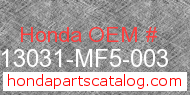 Honda 13031-MF5-003 genuine part number image