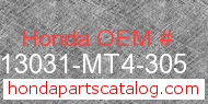 Honda 13031-MT4-305 genuine part number image