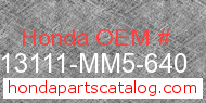 Honda 13111-MM5-640 genuine part number image