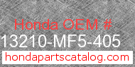 Honda 13210-MF5-405 genuine part number image