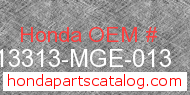Honda 13313-MGE-013 genuine part number image