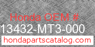 Honda 13432-MT3-000 genuine part number image