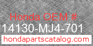 Honda 14130-MJ4-701 genuine part number image