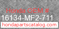 Honda 16134-MF2-711 genuine part number image