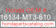 Honda 16134-MT3-610 genuine part number image