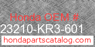 Honda 23210-KR3-601 genuine part number image