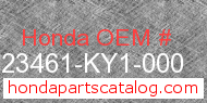 Honda 23461-KY1-000 genuine part number image