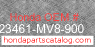 Honda 23461-MV8-900 genuine part number image