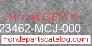 Honda 23462-MCJ-000 genuine part number image