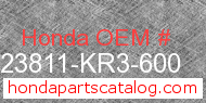 Honda 23811-KR3-600 genuine part number image