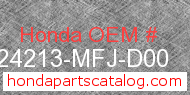 Honda 24213-MFJ-D00 genuine part number image