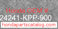 Honda 24241-KPP-900 genuine part number image