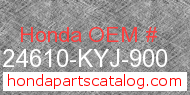 Honda 24610-KYJ-900 genuine part number image