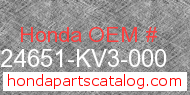Honda 24651-KV3-000 genuine part number image