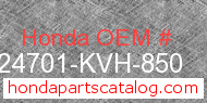 Honda 24701-KVH-850 genuine part number image