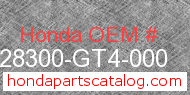 Honda 28300-GT4-000 genuine part number image
