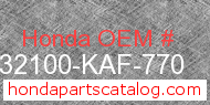 Honda 32100-KAF-770 genuine part number image
