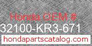 Honda 32100-KR3-671 genuine part number image
