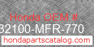 Honda 32100-MFR-770 genuine part number image
