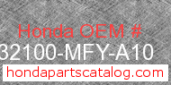 Honda 32100-MFY-A10 genuine part number image