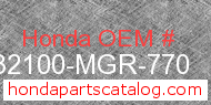 Honda 32100-MGR-770 genuine part number image