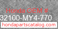 Honda 32100-MY4-770 genuine part number image