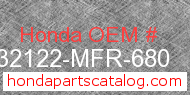 Honda 32122-MFR-680 genuine part number image