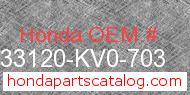 Honda 33120-KV0-703 genuine part number image