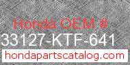Honda 33127-KTF-641 genuine part number image