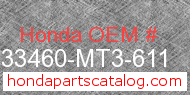 Honda 33460-MT3-611 genuine part number image