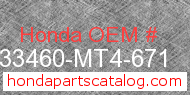 Honda 33460-MT4-671 genuine part number image