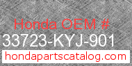 Honda 33723-KYJ-901 genuine part number image