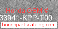 Honda 33941-KPP-T00 genuine part number image