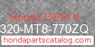 Honda 34320-MT8-770ZQ genuine part number image