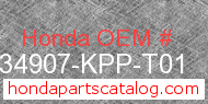 Honda 34907-KPP-T01 genuine part number image
