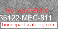 Honda 35122-MEC-811 genuine part number image