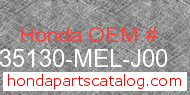 Honda 35130-MEL-J00 genuine part number image