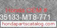Honda 35133-MT8-771 genuine part number image