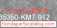 Honda 35350-KM7-912 genuine part number image