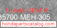 Honda 35700-MEH-305 genuine part number image
