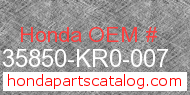 Honda 35850-KR0-007 genuine part number image