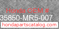 Honda 35850-MR5-007 genuine part number image