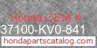 Honda 37100-KV0-841 genuine part number image